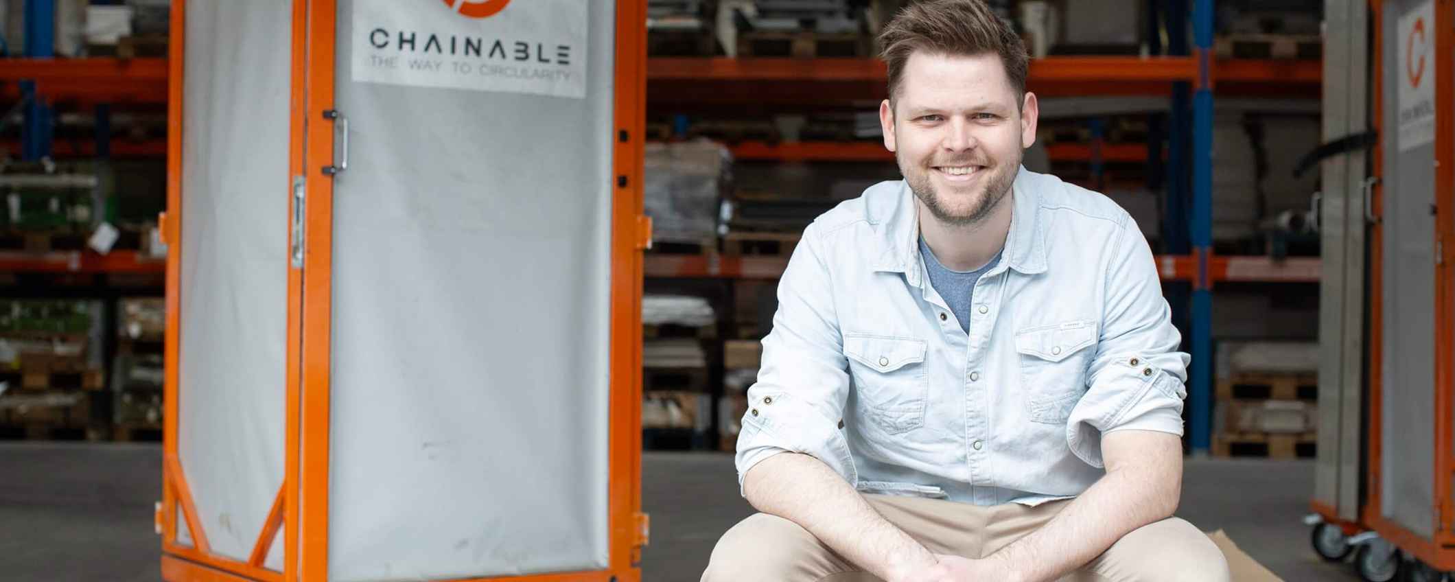 Simon Rombouts, mede-oprichter van Chainable