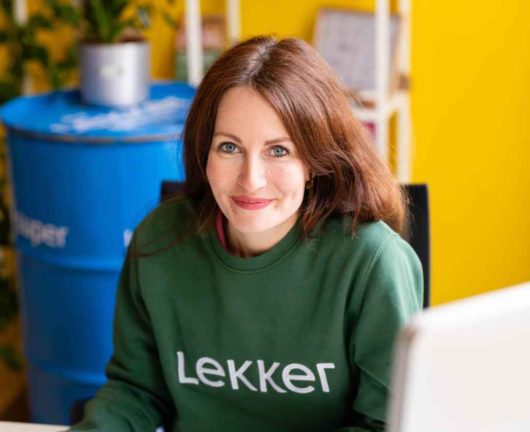 Dewi van de Waeter, oprichter van The Lekker Company.